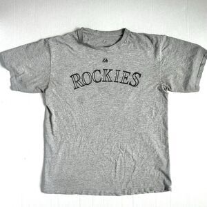 Colorado Rockies Baseball Vintage Todd Helton T-shirt Size M Game Day MLB